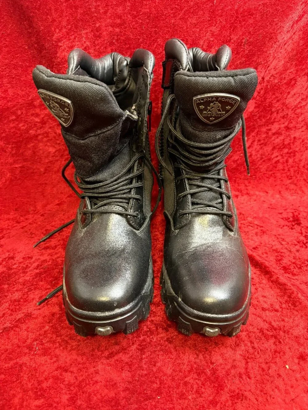 Rocky Men's size 13 Alphaforce Black Waterproof Service Boot 8